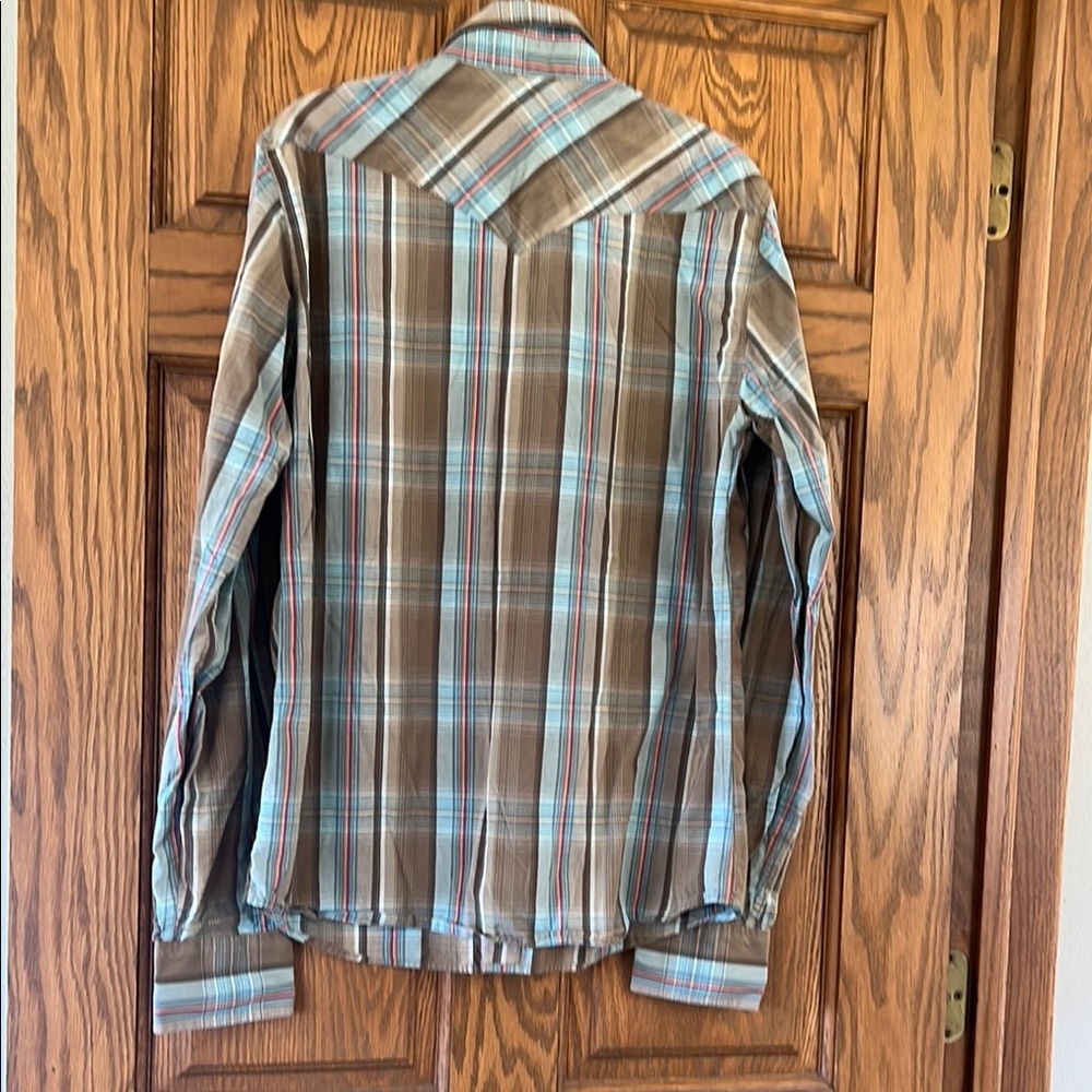 Hollister Women’s Medium Plaid Blouse - Picture 3 of 3